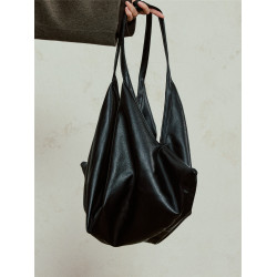 SUNYVONNE 小衆設計極簡大包男女通用百搭慵懶風單肩行囊托特大包