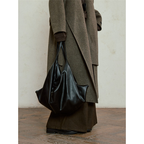 SUNYVONNE 小衆設計極簡大包男女通用百搭慵懶風單肩行囊托特大包