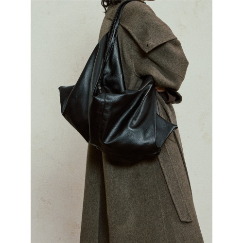 SUNYVONNE 小衆設計極簡大包男女通用百搭慵懶風單肩行囊托特大包