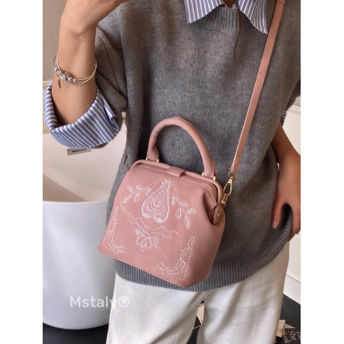 爆款中式風復古磨砂手提包包女2026新款秋冬高顔值氣質單肩斜後後背包