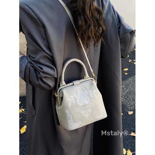 爆款中式風復古磨砂手提包包女2026新款秋冬高顔值氣質單肩斜後後背包