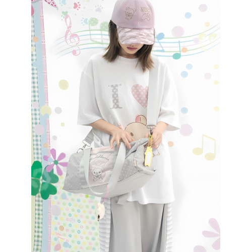 韓國小衆hugyourskin包手提包波士頓刺綉hug your skin斜後後背包