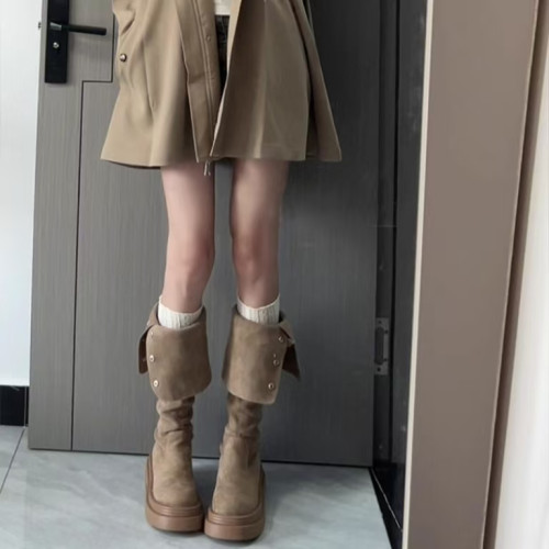 時尚百搭洋氣長筒靴女2025年新款辣妹增高顯瘦高筒長靴子騎士靴子 時尚百搭洋氣長筒靴女2025年新款辣妹增高顯瘦高筒長靴子騎士靴子