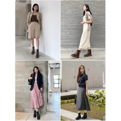 馬丁靴女款2025新款真皮秋冬加絨小碼短靴英倫風小個子厚底瘦瘦靴