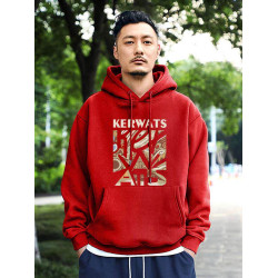 香港潮牌港風秋冬餘文樂440克重磅衛衣男寬鬆大碼加絨加厚情侶款