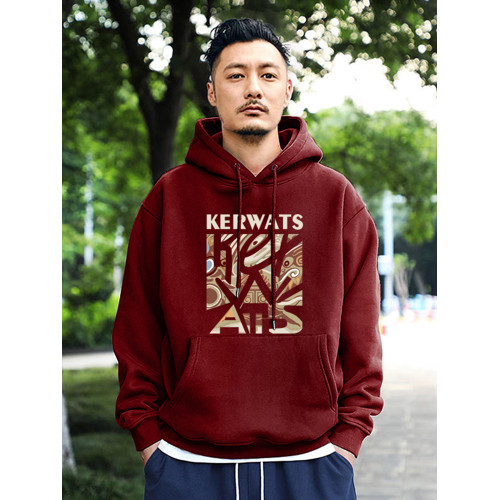 香港潮牌港風秋冬餘文樂440克重磅衛衣男寬鬆大碼加絨加厚情侶款