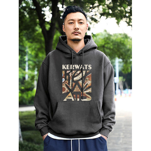 香港潮牌港風秋冬餘文樂440克重磅衛衣男寬鬆大碼加絨加厚情侶款