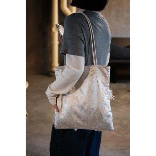 通勤亮片香風單肩包大容量帆布包包托特包白色高級小衆設計輕奢 通勤亮片香風單肩包大容量帆布包包托特包白色高級小衆設計輕奢