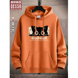 唐獅集團DESSO連帽衛衣男女春秋冬寬鬆百搭加絨加厚潮牌情侶帽衫