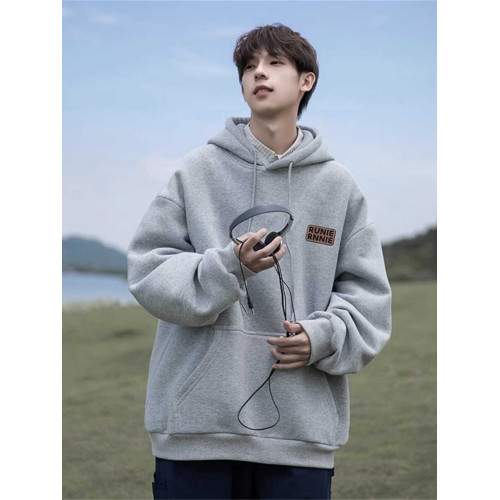 港風美式復古潮牌重磅100%純棉連帽衛衣男裝秋冬寬鬆加絨百搭痞帥 港風美式復古潮牌重磅100%純棉連帽衛衣男裝秋冬寬鬆加絨百搭痞帥