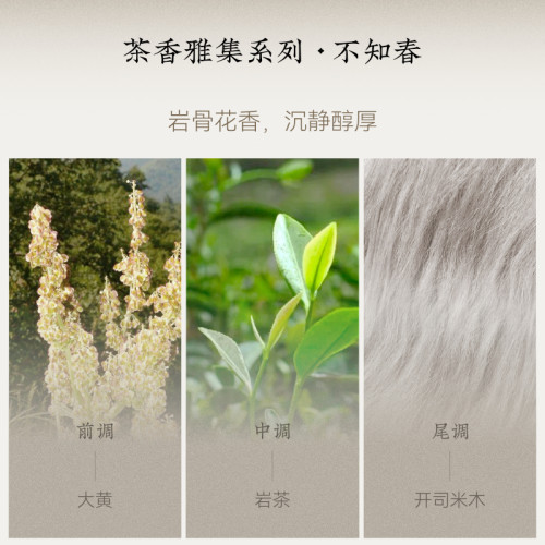 黑爪「不知春」茶香香水中性巖茶味持久畱香醇厚甘苦男女士送小樣