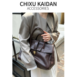 CHIXUKAIDAN高級感公文托特包女士2026新款大容量手提包通勤大包