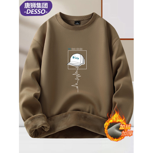 唐獅集團DESSO秋冬重磅純棉加絨圓領衛衣潮流潮流印花衛衣外套 唐獅集團DESSO秋冬重磅純棉加絨圓領衛衣潮流潮流印花衛衣外套