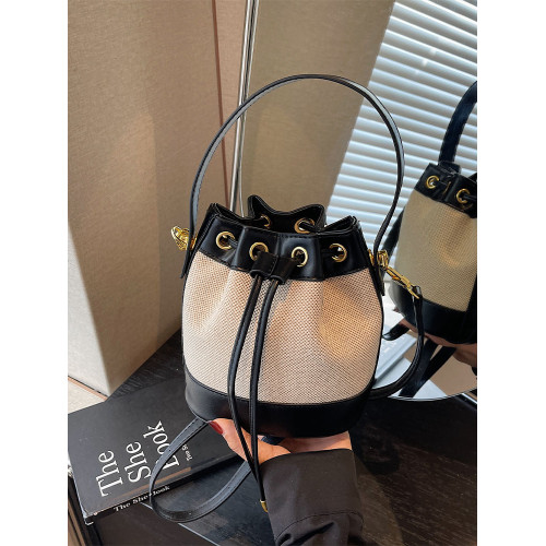 時尚洋氣水桶包包2025新款女夏手拎復古簡約單肩包小衆設計斜後後背包 時尚洋氣水桶包包2025新款女夏手拎復古簡約單肩包小衆設計斜後後背包