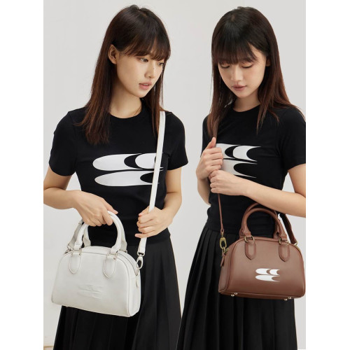 CryingCenter 經典復古中號波士頓包斜後後背包單肩包包皮包 哭喊中心 CryingCenter 經典復古中號波士頓包斜後後背包單肩包包皮包 哭喊中心