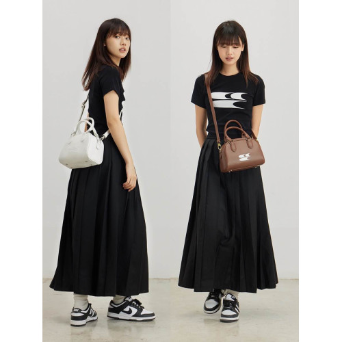 CryingCenter 經典復古中號波士頓包斜後後背包單肩包包皮包 哭喊中心 CryingCenter 經典復古中號波士頓包斜後後背包單肩包包皮包 哭喊中心