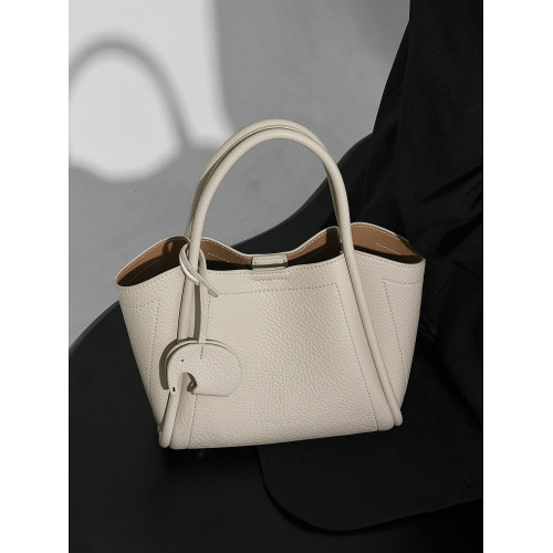 RANU真皮菜籃子水桶包包女2025新款高級感小衆設計單肩斜背手提包 RANU真皮菜籃子水桶包包女2025新款高級感小衆設計單肩斜背手提包