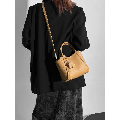 RANU真皮菜籃子水桶包包女2025新款高級感小衆設計單肩斜背手提包 RANU真皮菜籃子水桶包包女2025新款高級感小衆設計單肩斜背手提包