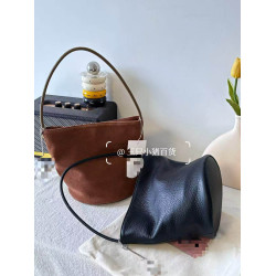 24新款韓國小衆minitmute tote麂皮水桶包通勤女款腋下包手提包