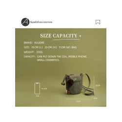 Auudre小衆設計復古小包包女式2026新款夏季上班通勤斜後後背包水桶包