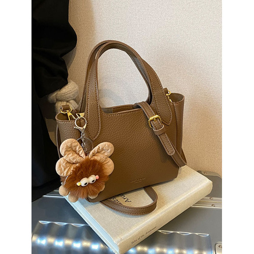 韓國ins潮流時尚水桶包女2025冬季簡約百搭單肩包高級感休閒女包