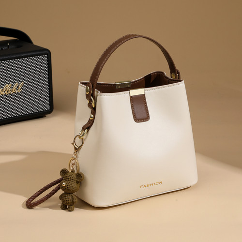 2026時尚手提包大包大容量水桶包單肩斜後後背包新款百搭通勤