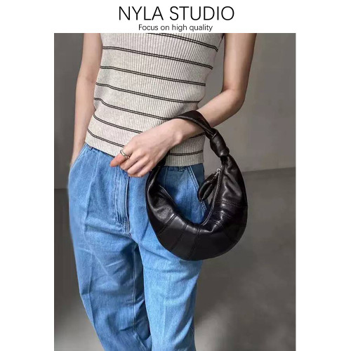 新款腋下包牛角包FORTUNE可頌包HOBO松弛感單肩手提包餃子包