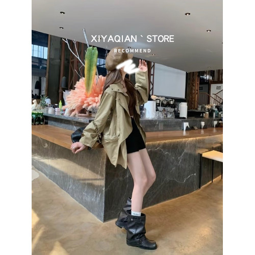 真皮辣妹廢土風短筒內增高靴子女款秋季褶皺堆堆靴寬筒短靴褲琯靴