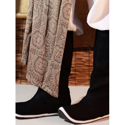 江南硃記原創漢服皂靴內增高男四季漢服靴子宋製明製女漢服鞋子