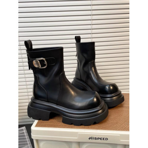 2026韓國爆款瘦瘦靴厚底粗跟小個子增高7cm輕便彈力切爾西短靴女