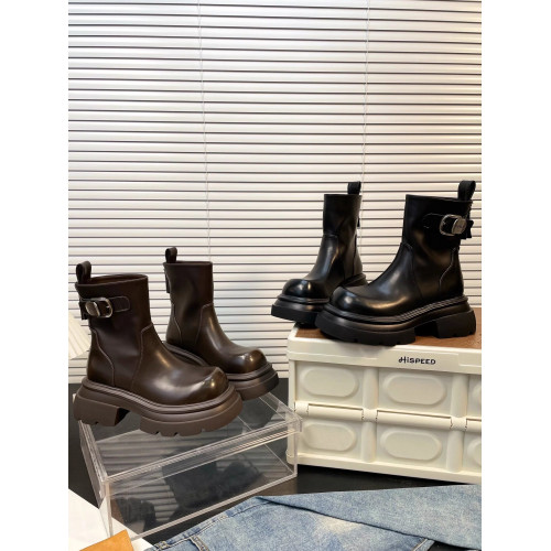 2026韓國爆款瘦瘦靴厚底粗跟小個子增高7cm輕便彈力切爾西短靴女