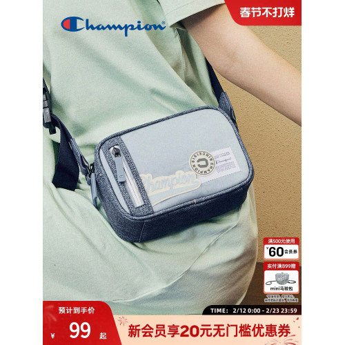 Champion冠軍官方相機包男斜後後背包精緻潮流手機包徽章單肩包包女款 Champion冠軍官方相機包男斜後後背包精緻潮流手機包徽章單肩包包女款