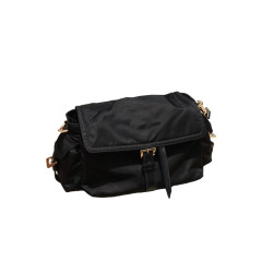 單肩腋下黑色尼龍帆布枕頭包包女式2026新款輕奢小衆高級感手提包