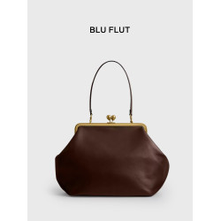 輕奢小衆設計金屬框架夾子包女2026新款大容量手提包高級感托特包