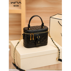 小香風包包女2026新款潮菱格鏈條小包盒子包高級感單肩斜背小方包