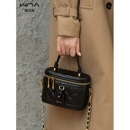 小香風包包女2026新款潮菱格鏈條小包盒子包高級感單肩斜背小方包 小香風包包女2026新款潮菱格鏈條小包盒子包高級感單肩斜背小方包