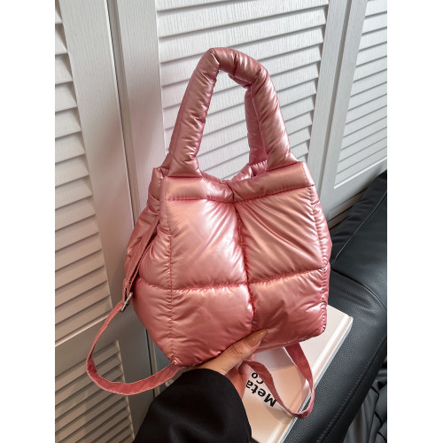 福利款亮面色羽絨服包包小水桶包充棉單肩斜背手提包太空包棉服包 福利款亮面色羽絨服包包小水桶包充棉單肩斜背手提包太空包棉服包