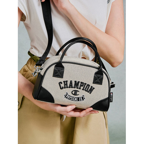 Champion冠軍官方單肩包保齡球包女刺綉手提包枕頭包帆布牛仔包 Champion冠軍官方單肩包保齡球包女刺綉手提包枕頭包帆布牛仔包