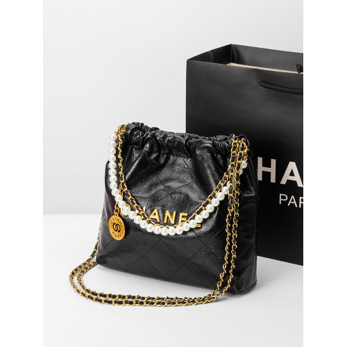 小香風菱格鏈條包包女2025春夏新款垃圾袋包通勤斜背手提托特包