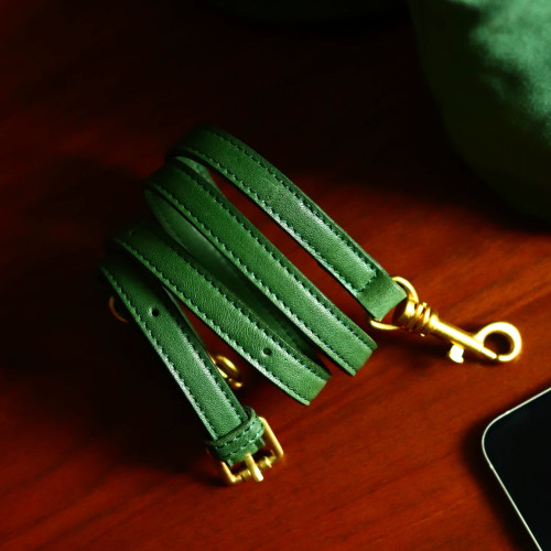 pehyewar | 日系小衆綠色水桶包女士質感真皮手提包夏天牛皮女包