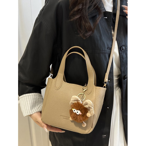 高級感小衆包包女秋冬復古2025新款休閒單肩斜後後背包女士手提水桶包