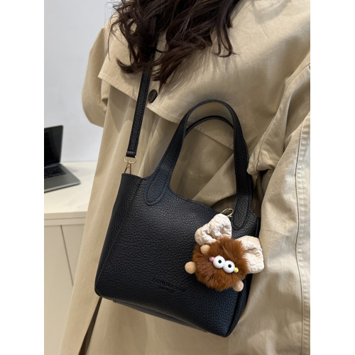 高級感小衆包包女秋冬復古2025新款休閒單肩斜後後背包女士手提水桶包