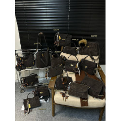 2025新款真皮女包時尚百搭單肩斜背手提水桶包