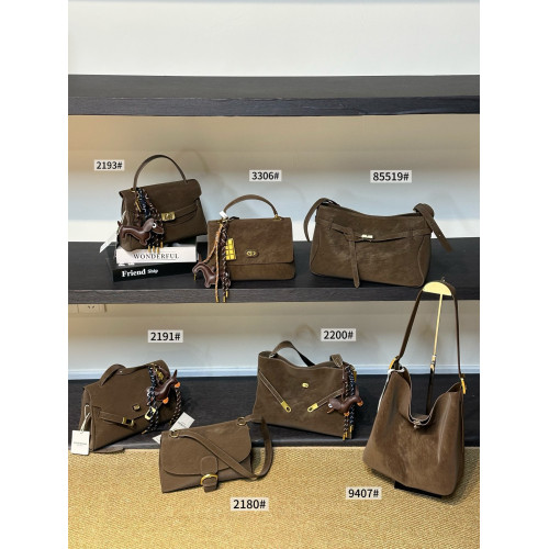 2025新款真皮女包時尚百搭單肩斜背手提水桶包