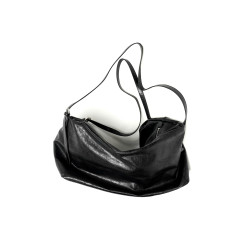 VOWPROGRESS肌理啞亮波紋油蠟皮FamliyBag大容量斜後後背包單肩手提包