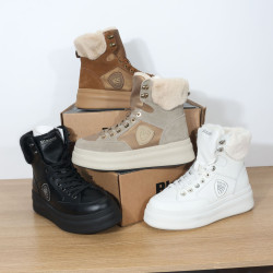 在售1680 保暖-30°美國頭層皮羊毛保暖厚款時尚加厚雪地靴厚底女