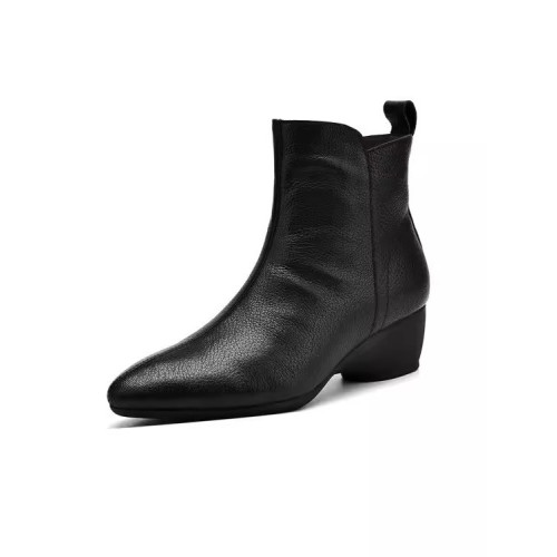 品牌真皮雪地靴女冬2026年新款坡跟短靴加絨加厚切爾西保暖大棉鞋 品牌真皮雪地靴女冬2026年新款坡跟短靴加絨加厚切爾西保暖大棉鞋