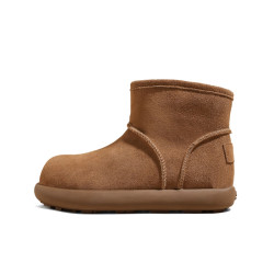 厚底雪地靴女款2026新款冬季加絨加厚內增高麵包東北棉鞋保暖短靴