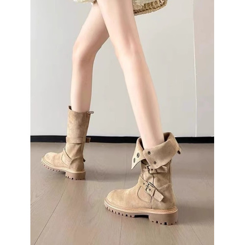 大碼41-43復古馬丁靴女2025新款不過膝西部牛仔靴網紅瘦瘦短靴子 大碼41-43復古馬丁靴女2025新款不過膝西部牛仔靴網紅瘦瘦短靴子