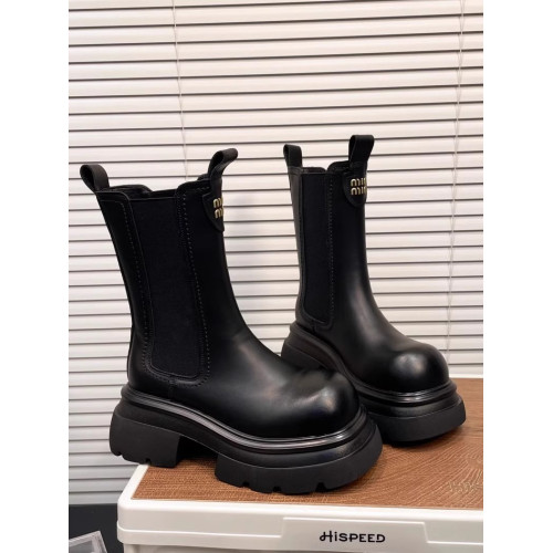 真皮百搭菸筒靴女2025新款爆款顯瘦中筒靴子增高厚底短靴秋冬加絨